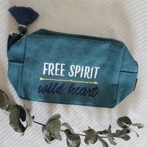 "Free Spirit, Wild Heart" Zipper Pouch